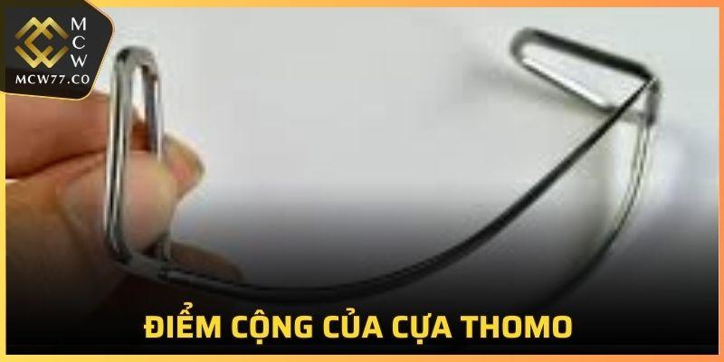 Cựa Thomo có nhiều kích thước khác nhau