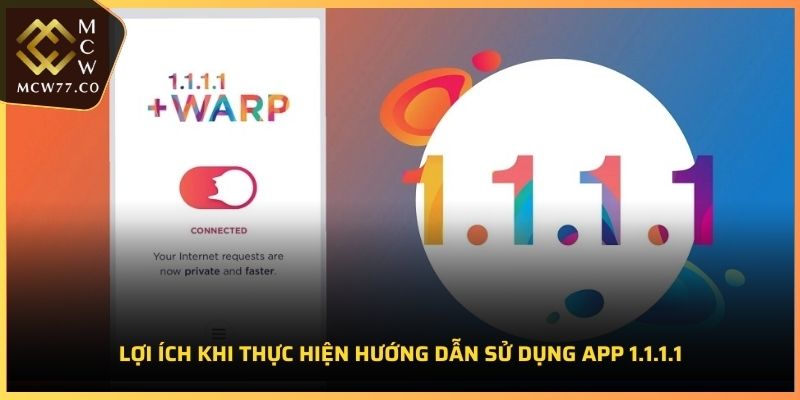 Lợi ích khi thực hiện hướng dẫn sử dụng App 1.1.1.1